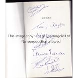 TOTTENHAM Autographed book - The Double 1960 / 61 season, issued in 1999 softback signed in blue