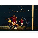 MAN UNITED Three, 2 colour and 1 colourized autographed 12 x 8 photos of the goals scored by Bryan
