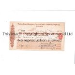 TOTTENHAM HOTSPUR An official cheque 4/4/1906 paid £95-6/- to J. Cameron, Club Secretary, for wages.