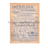 CHELSEA Home programme v Arsenal 21/11/1931. Ex Bound Volume. Generally good