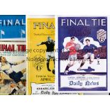 ARSENAL FA CUP FINAL REPRINTS Replica colour cover programmes for 1927, 1930, 1932 and 1936