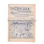 CHELSEA Home programme v Arsenal 29/11/1930. Arsenal's 1st Championship winning season. Not ex Bound