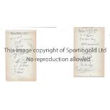 WARWICKSHIRE CCC AUTOGRAPHS 1930 Warwickshire, album page signed in ink by 12 members of a 1930