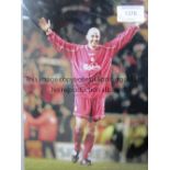 GARY McALLISTER Three colour autographed 16 x 12 photos of the former Liverpool during the 2001