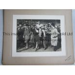 1925 FA CUP FINAL / SHEFFIELD UNITED V CARDIFF CITY An 8" X 5" B/W Press photo mounted on a Daily