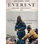 1953 MOUNT EVEREST Four items covering the conquest on Everest, The Times Everest Colour