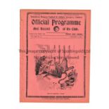TOTTENHAM HOTSPUR V ARSENAL 1928 Programme for the London Combination match at Tottenham 13/10/1928,