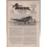 THE AIRPLANE SPOTTER / WWII Approximately 65 issues of the Airplane Spotter weekly magazine 1941 -