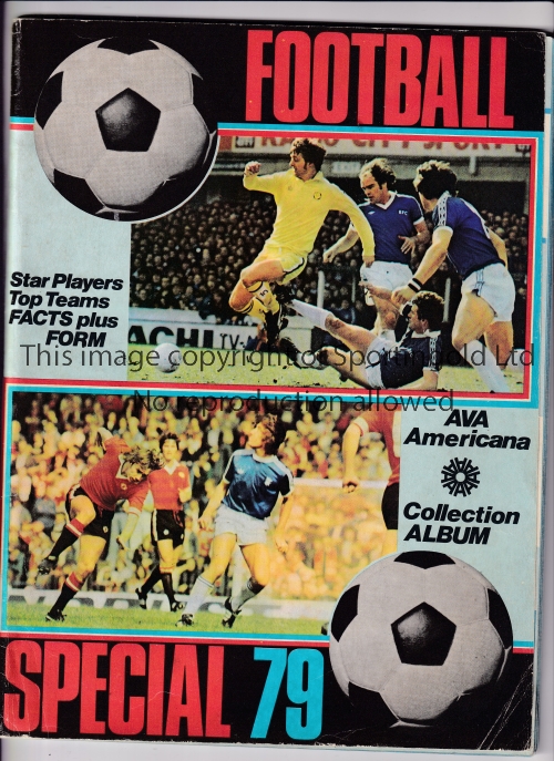 FOOTBALL STICKER ALBUMS Six albums: Chix Bubble Gum Football Picture Album complete with cards,