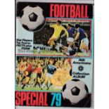 FOOTBALL STICKER ALBUMS Six albums: Chix Bubble Gum Football Picture Album complete with cards,