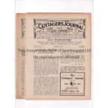 FULHAM Two Fulham home programmes v Bradford Park Avenue 21/10/1911 and Gillingham (South Eastern