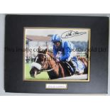 WILLIE CARSON AUTOGRAPH A hand signed 10" x 8" b/w photo in black marker in mount with Invicta