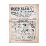 CHELSEA Home programme v Bradford Park Avenue 1/11/1919. Not ex Bound Volume. Slightly frayed at