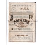 BIRMINGHAM FC / OPENING OF ST. ANDREW'S 1906 Official 32 page souvenir for the opening of the new