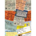 TOTTENHAM HOTSPUR TICKETS Seventy home and away from 1962 to early 2000's. including Bill