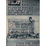 1957 EUROPEAN CUP SEMI FINAL Real Madrid v Manchester United (1st Leg) played 11/4/1957 at the