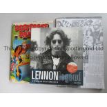 JOHN LENNON Two scrapbooks with cuttings from newspapers relating to the assassination and following