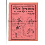 TOTTENHAM HOTSPUR Home programme v Brentford 4/10/1930 London Combination, ex-binder. Generally