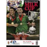 MANCHESTER UNITED / CHELSEA Four programmes for the Northern Ireland Milk Cup Youth Tournaments