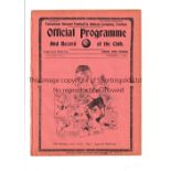 TOTTENHAM HOTSPUR Home programme v West Ham United 8/9/1930 London Combination, ex-binder. Generally