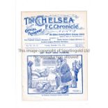 CHELSEA Home programme v Stockport County 27/12/1910. Ex Bound Volume. No writing. Good