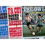 ARSENAL 1978/9 FA CUP RUN All 11 programmes in Arsenal's successful Cup run. Sheffield Wednesday