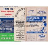 NON-LEAGUE FOOTBALL PROGRAMMES 1950'S Over 30 programmes inc. Peterborough Utd. V Mansfield Res.