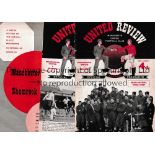 MANCHESTER UNITED 1957/8 Nineteen home programmes v. Everton, Arsenal, Shamrock Rovs., Portsmouth,