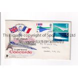CONCORDE FIRST FLIGHT First Day Cover with 3 Concorde stamps to commemorate the first flight of