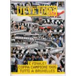 1985 EUROPEAN CUP FINAL Juventus v Liverpool played 29/5/1985 at Heysel Stadium, Brussels.