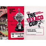 FOOTBALL PROGRAMMES Twenty eight programmes including 15 FA Cup 2nd Replays on neutral grounds