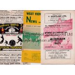 NON-LEAGUE FOOTBALL PROGRAMMES 1960'S Approximately 85 programmes including a wide variety of home