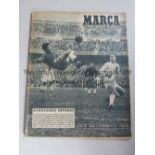 MANCHESTER UTD 1959 Real Madrid v Manchester United (Friendly) played 11/11/1959 at the Bernabeu,