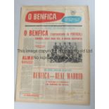 1962 EUROPEAN CUP FINAL Benfica v Real Madrid played 2/5/1962 at the Olympic Stadium, Amsterdam.