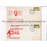 BLACKPOOL Two First Day Covers: Jimmy Armfield Testimonial hand stamped 21/9/1970 and Blackpool Back