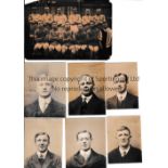 TRANMERE ROVERS 1912/13 Twenty small sepia photos of a team group and 19 players head and shoulders.