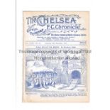 CHELSEA Home programme v Leeds United 23/12/1933. Ex Bound Volume. Generally good