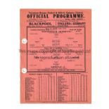 TOTTENHAM HOTSPUR V ARSENAL 1935 Single sheet programme for the London Challenge Cup Semi-Final at