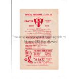 CLAPTON V ILFORD 1933 Programme for the Isthmian League match at Clapton 7/10/1933, slight