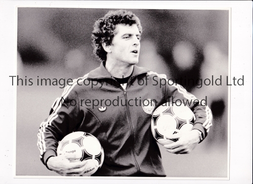 GERMANY FOOTBALL PRESS PHOTOS Over 50 B/W Press photos with labels on the reverse with some