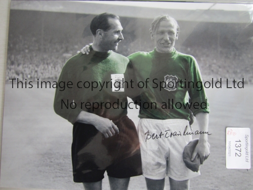 MANCHESTER CITY Seven, 2 colour and 5 colourized autographed 16 x 12 photos of former players Bert