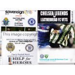 CHELSEA Nine programmes for Ex-Chelsea, Chelsea Legends and Chelsea Old Boys matches 2009 - 2011.