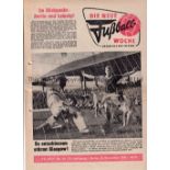 1961/62 EUROPEAN CUP ASK Vorwarts Berlin v Glasgow Rangers (1st Leg) played 15/11/1961 at