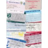 FOOTBALL TICKETS Approximately 250 tickets from the 1980's and 1990's for English clubs with the