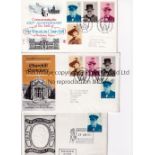 SIR WINSTON CHURCHILL Three First Day Covers from the 1970's, 2 Celebration the Churchill