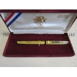 1984 OLYMPICS LOS ANGELES Limited edition boxed Pentel ball point pen. Both the pen and the box have