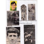 STOKE CITY AUTOGRAPHS 1950'S & 1960'S Twenty six signed magazine and newspaper pictures inc.