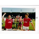 TONY ADAMS Twenty two colour photos of action for Arsenal and England in the 1990's, mostly 10" X