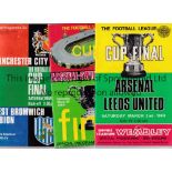 LEAGUE CUP FINAL PROGRAMMES Forty five programmes. A run from 1968 - 2013. Missing 1975, 1986, 2005,