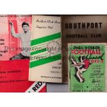 FOOTBALL PUBLICATIONS Includes 3 handbooks, Southport 1965/6, Bradford Park Avenue 1961/2 and